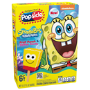 Popsicle SpongeBob SquarePants Fruit Punch & Cotton Candy Frozen Confection Bars, 6Ct