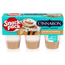 Snack Pack Cinnabon Bakery Inspired Flavored Pudding Cups