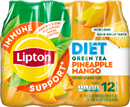Lipton Green Tea, Diet, Pineapple Mango 12 Pack