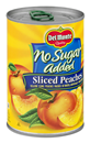 Del Monte No Sugar Added Yellow Cling Sliced Peaches In Water