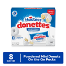 Hostess Powdered Donettes On the GO Snack Size 8Ct