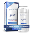Secret Clinical Strength Soft Solid  Light & Fresh Antiperspirant  Deodorant