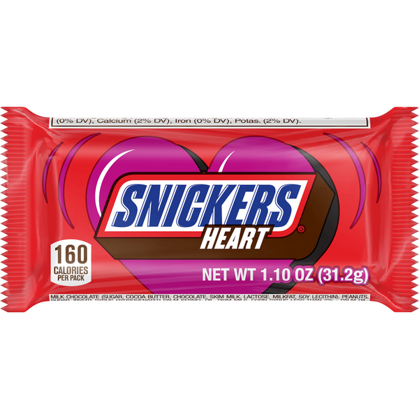 SNICKERS Valentine's Day Chocolate Single Size Candy Bar