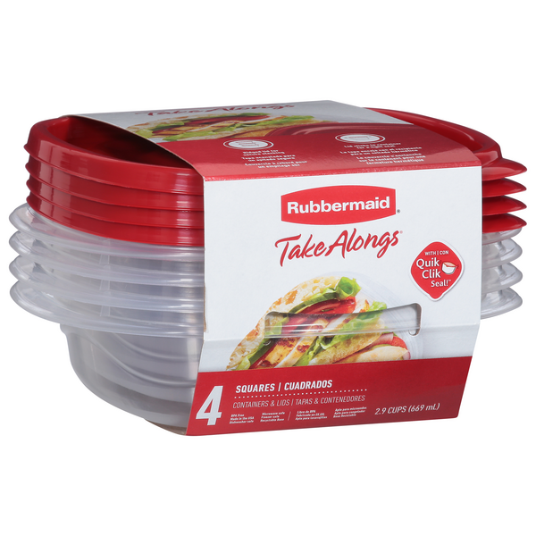 Rubbermaid Takealongs Meal Prep Food Storage Containers 60 Pc. Set, Food  Storage, Household