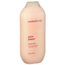 Method Body Pure Peace Body Wash Peony Rose Water Pink Sea Salt