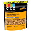 KIND Granola, Oats & Honey Clusters With Toasted Coconut, Family Size