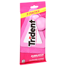 Trident Gum, Sugar Free, Bubblegum, 3 Packs