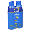 Coppertone Sunscreen Spray, 4-In-1 Performance, Spf 30, 2-5.5 oz.