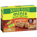 Nature Valley Minis Sweet & Salty Nut Chewy Peanut Granola Bars 10-0.75 oz Bars