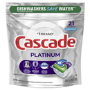 Cascade Cascade Platinum Dishwasher Detergent Pods, Fresh, 21 Count