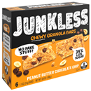 Junkless Peanut Butter Chocolate Chip Chewy Granola Bars 6-1.1oz Bars