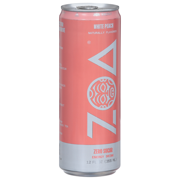 ZOA 　　　　　　　　　　　　　　　　　Z.O.A ZOA Zero Sugar Original Energy Drink, 16 fl oz - Metro Market