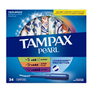 Tampax Pearl Triple Pack With Super/Super Plus/Ultra Absorbency Plastic Unscented Tampons