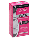 Nair Wax Ready-Strips Hair Remover for Face & Bikini