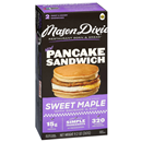 Mason Dixie Pancake Sandwich, Sweet Maple with Sausage & Egg, 2Ct