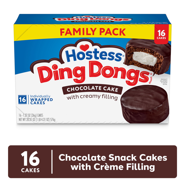 Hostess Ding Dongs Family Pack, 16Ct | Hy-Vee Aisles Online