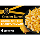 Cracker Barrel Sharp Cheddar Macaroni & Cheese Dinner