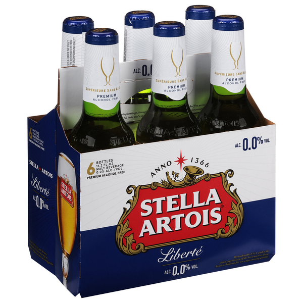 [Pack of 6] Stella Artois Liberté 0.0% Premium NA/Alcohol FREE Larger Beer