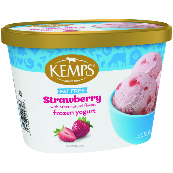 Kemps Fat Free Strawberry Frozen Yogurt | Hy-Vee Aisles Online