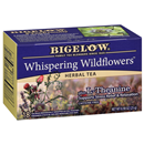 Bigelow Whispering Wildflowers Herbal Tea, Plus Theanine, Caffeine Free, 18Ct Tea Bags