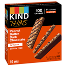 KIND Thins Peanut Butter Dark Chocolate Bars 10-0.74oz.