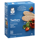 Gerber Teethers, Strawberry Apple Spinach, 12 2Packs