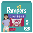Pampers Cruisers 360 Diapers, Size 5, 100 Count