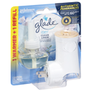 Glade Plugins Scented Oil Clean Linen Warmer+Refill
