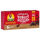 Sun-Maid Dark Chocolate Yogurt Raisins 6-1oz. Boxes