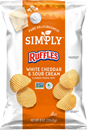 Simply Ruffles Cheddar & Sour Cream Flavored Potato Chips