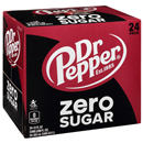Dr Pepper Soda, Zero Sugar 24Ct