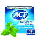 ACT Dry Mouth Lozenges with Xylitol, Soothing Mint