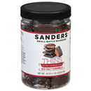 Sanders Thins Dark Chocolate, Sea Salt Caramels