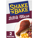 Kraft Shake 'n Bake BBQ Glaze Seasoned Coating Mix 2 Pouches