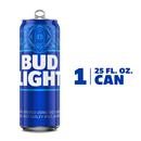 Bud Light American Lager Beer Single