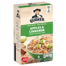 Quaker Instant Oatmeal, Apples & Cinnamon 8 Count
