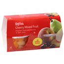 Hy-Vee Cherry Mixed Fruit Peaches, Pears & Cherries in 100% Juice 4-4 oz Bowls