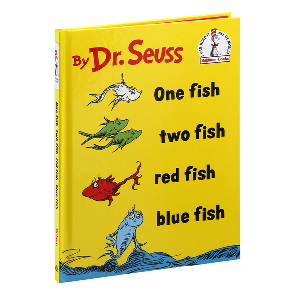 Dr Seuss Beginner Books, One Fish Two Fish Red Fish Blue Fish 