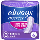 Always Discreet Incontinence Liners Ultra Thin Regular Length