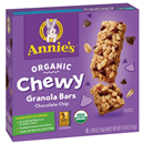 Annie's Organic Chocolate Chip Chewy Granola Bars 6-0.89 oz Bars