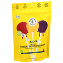 Beekeeper's Naturals Kid's Throat Soothing Lollipops, Green Apple, Strawberry + Mixed Berry With Elderberry, 15Ct