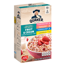Quaker Instant Oatmeal Fruit & Cream Variety Pack 8 Count