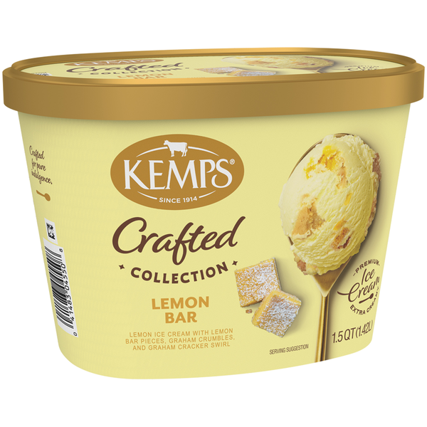 Kemps Crafted Collection Lemon Bar Ice Cream | Hy-Vee Aisles