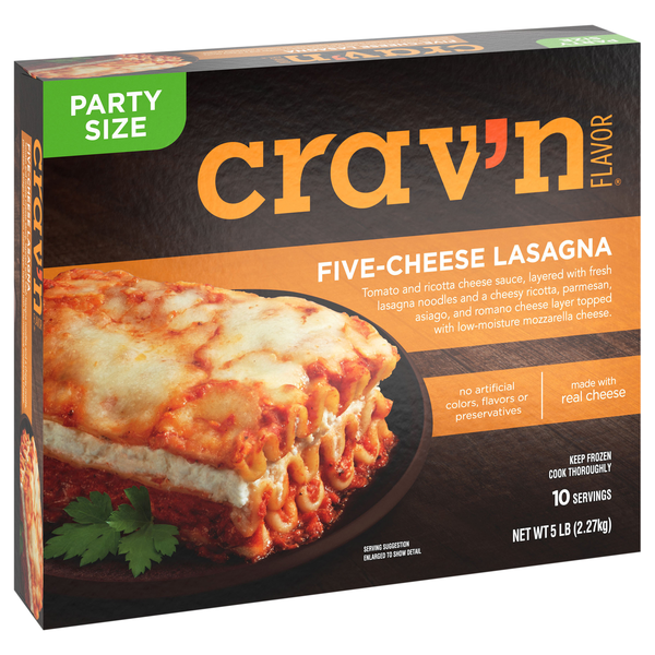 Crav'n Flavor Five-Cheese Lasagna | Hy-Vee Aisles Online Grocery