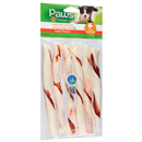 Paws Premium Double Twist Rolls Assorted Flavor 6 In Beefhide Chews 6 Pk