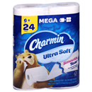 Charmin Bathroom Tissue, Smooth Tear, Mega Roll, 2-Ply