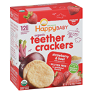 Happy Baby Strawberry & Beet Organic Teether Crackers