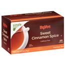 Hy-Vee Sweet Cinnamon Spice Herbal Tea Bags