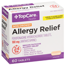 Topcare Allergy Relief, Non-Drowsy, 180 Mg, Tablets