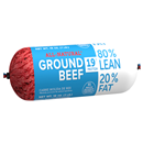 Ground Beef Roll 80% Lean 20% Fat 1 lb. Roll